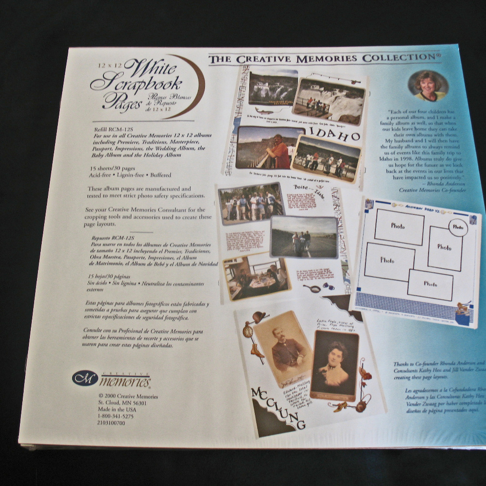 Scrapbook pages OLD STYLEWHITE.